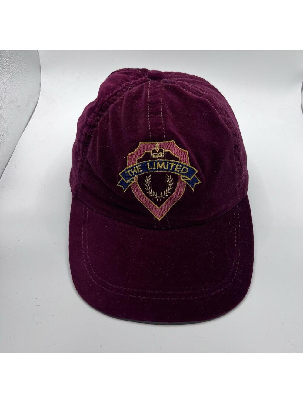 Vintage Red Velvet Style THE LIMITED Crest Logo 100% Stretchable Cotton Hat